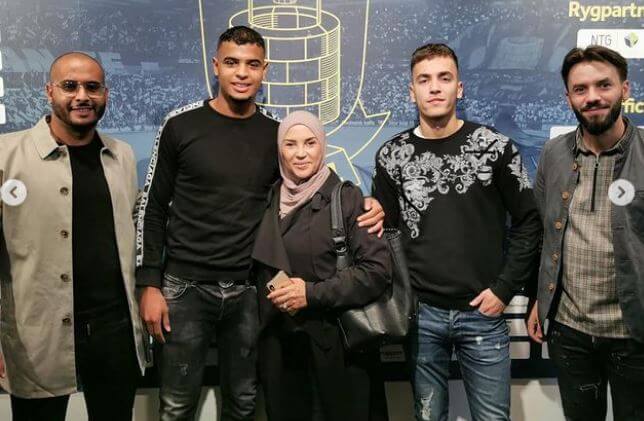 Anis Ben Slimane with his family.